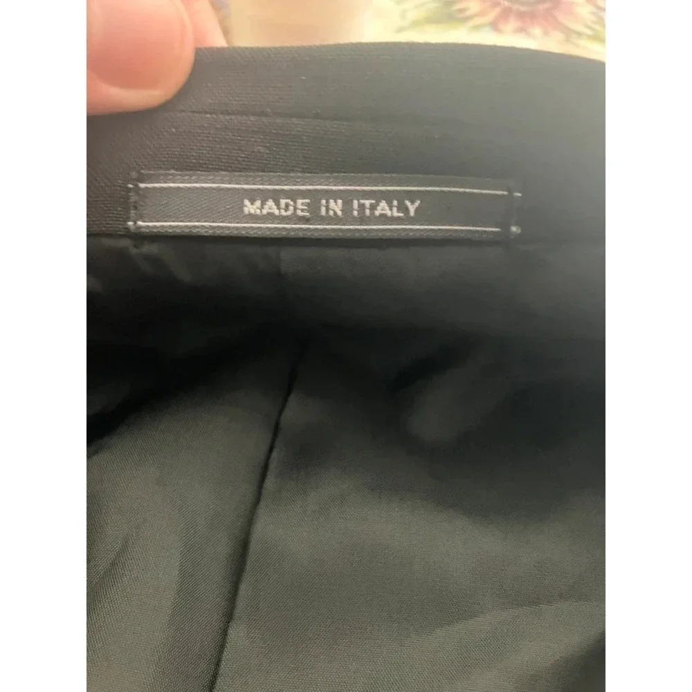 VTG Cerruti 1881 Shapes Black Wool Blazer Euro 62 Italy Old Money